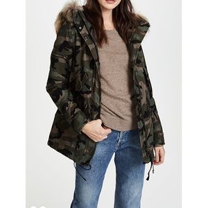 SAM. mini Hudson parka fur hood
